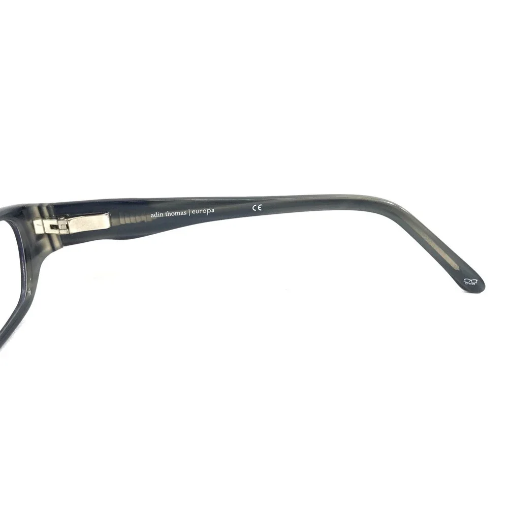 Adin Thomas Eyeglasses Frames AT-248 C2 Blue Gray Rectangle Full Rim 53-15-135